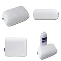 VISCO LOVE ProComf Travel and Camping Mate/Baby/Kid's/Teen's/Adult's Memory Foam Pillow (White)