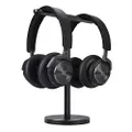 JOKItech Dual Aluminum Headphones Stand Holder, Showcase Multi Headphones with Solid Heavy Base, Compatible with Gaming Headsets and Wireless Headphone Black