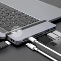 Hyper GN28B HyperDrive Duo 7-in-2 USB-C 3.1 Hub, Grey