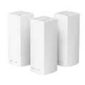 LINKSYS Velop Tri-band AC6600 Whole Home WiFi Mesh System, Pack of 3, WHW0303-AH, coverage up to 6000sqft,White