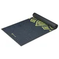 Gaiam Yoga Mat Premium Print Extra Thick Non Slip Exercise & Fitness Mat for All Types of Yoga, Pilates & Floor Exercises, Sundial Layers, 6mm
