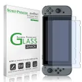 amFilm Glass Screen Protector Compatible for nintendo switch 2017(2 Pack)