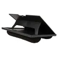 Mind Reader Adjustable 8 Position Lap Top Desk with Cushions, Black