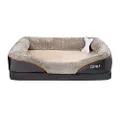 JOYELF Large Memory Foam Dog Bed, Orthopedic Dog Bed & Sofa with Removable Washable Cover and Squeaker Toy as Gift