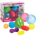 Edushape Sensory Balls for Baby for Baby - 4” Solid Color Baby Balls That Help Enhance Gross Motor Skills for Kids Aged 6 Months and Up - Pack of 4 Vibrant Colorful and Unique Toddler Ball for Baby