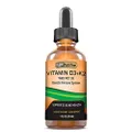 Vitamin D3 + K2 (MK-7) Liquid Drops with MCT Oil, Peppermint Flavor, Helps Support Strong Bones and Healthy Heart, 1 fl. oz.