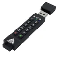 Apricorn 128GB Aegis Secure Key 3Z 256-bit AES XTS Hardware Encrypted FIPS 140-2 Level 3 Validated Secure USB 3.0 Flash Drive (ASK3Z-128GB), black