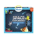 Skillmatics Educational Game: Space Explorers (6-9 Years) | Erasable and Reusable Activity Mats with 2 Dry Erase Markers | Learning Tools for Boys and Girls 6, 7, 8, 9 Years
