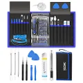 (Large) - 80 in 1 Precision Screwdriver Set with Magnetic Driver Kit, Professional Electronics Repair Tool Kit with Portable Oxford Bag for Repair Cell Phone, iPhone, iPad, Watch, Tablet, PC, MacBo...