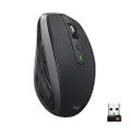 Logitech MX Anywhere 2S Wireless Mouse â€“ Use On Any Surface, Hyper-Fast Scrolling, Rechargeable, Control Up to 3 Apple Mac and Windows Computers and Laptops (Bluetooth or USB), Graphite