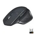 Logitech MX Master 2S Wireless Mouse with FLOW Cross-Computer Control and File Sharing for PC and Mac - 910-005967