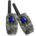 Retevis RT628 Walkie Talkies for Kids,22 Channels 2 Way Radio Long Range Kid Gift Toy with LCD Display,Army Toys for Outdoor Adventure Game Camp Hunt Trip(1 Pair,Camouflage)