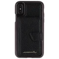 Case-Mate iPhone X Case - COMPACT MIRROR - Black - Holds 4 Cards - Protective Design for Apple iPhone 10 - Black