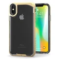 Snugg iPhone XS (2018) / iPhone X (2017) Case, [Vision Series ] Apple iPhone XS/iPhone X Case Clear Ultra Thin Lightweight Protective Bumper Cover for iPhone XS/iPhone X - Gold