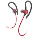 SOUL Electronics Flex2 High Performance Sports Earphones Running Earbuds - Red