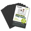 Sticky Shoot - 2x3 Inch Photo Fridge Magnets for All Instant Fujifilm and Polaroid Films - Adhesive Magnet for Mini Instax, Zink and SnapCameras