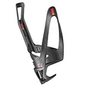 Elite Rocko Carbon Mat Bottle Cage, Red Graphic