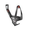 Elite Rocko Carbon Mat Bottle Cage, Red Graphic