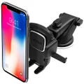 iOttie HLCRIO125 Easy One Touch 4 Dashboard and Windshield Car Phone Mount Holder for iPhone XS Max R 8 Plus 7 6s SE Samsung Galaxy S9 S8 Edge S7 S6 Note 9 and other Smartphone Black Large