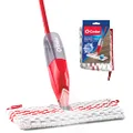 O-Cedar ProMist MAX Microfiber Spray Mop Removes 99% of Bacteria with just Water, Features 1 Extra Refill