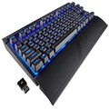 CORSAIR CS-CH-9145030-NA K63 Blue LED Wireless Mechanical Gaming Keyboard, Cherry MX Red,Black