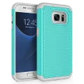 SYONER Galaxy S7 Case, [Shockproof] Defender Protective Phone Case Cover for Samsung Galaxy S7 (5.1", 2016) [Turquoise]