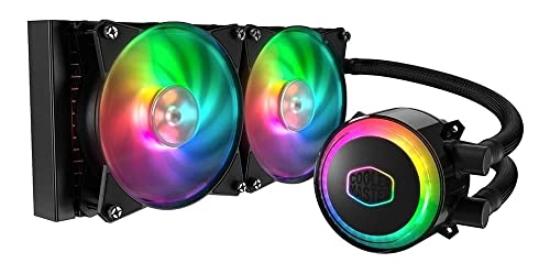 Cooler Master MasterLiquid ML240R Addressable RGB All-in-one CPU Liquid Cooler Dual Chamber Intel/AMD Support Cooling (MLX-D24M-A20PC-R1) 240mm