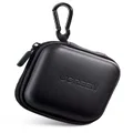 UGREEN Earbud Case Earphone Carrying Case Holder Storage Bag Headphone Mini Pouch Compatible For Wireless Beats Bose Earbuds Airpods Bluetooth Headset Wall Charger Usb Adapter Cable With Carabiner Bla