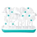 Baby Bottle Drying Rack with Drainer, Termichy Countertop Bottle Holder for Bottles, Teats, Cups, Pump Parts, and Accessories
