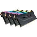 CORSAIR VENGEANCE RGB PRO 32GB (4x8GB) DDR4 3200MHz C16 LED Desktop Memory - Black