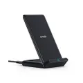 Anker Fast Wireless Charger, 10W Wireless Charging Stand, Qi-Certified, Compatible iPhone XR/Xs Max/XS/X/8/8 Plus, Fast-Charging Galaxy S9/S9+/S8/S8+/Note 9 and More, PowerWave Stand (No AC Adapter)