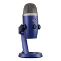 Blue Yeti Nano Premium USB Microphone for Recording, Streaming, Gaming, Podcasting on PC and Mac, Condenser Mic with Blue VO!CE Effects, Cardioid and Omni, No-Latency Monitoring - Vivid Blue