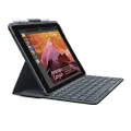 Logitech 920-009017 Slim Folio Keyboard Case with Bluetooth for iPad (5th and 6th Gen), Black