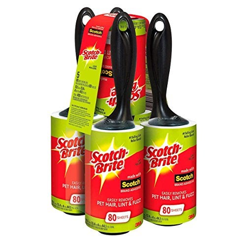 Scotch Brite Value Pack Lint Roller 80 Sheets (Pack of 5)