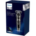 Philips Series 9000 Prestige Wet & Dry Electric Shaver with Qi Charging Pad, Smartclick Beard Styler and Facial Cleansing Brush - SP9863/14