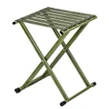 TRIPLE TREE Folding Stool 17.8" Height Heavy Duty Camping Stool Outdoor Portable Chair Hold up to 600 lbs for Walking Hiking Fishing