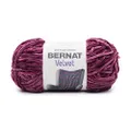 Bernat - 16103232004 Velvet Yarn, 10.5 oz, Burgundy Plum