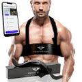 VIKINGSTRENGTH Bicep Tricep Arm Blaster for Preacher Curl Effect Solid Arm Isolator Helps You Increase Muscles, Definition and Strength - Premium Quality for Weightlifting + V-Strength Workout App