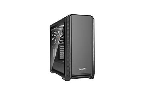 be quiet! Silent Base 601 Window | Midi Tower ATX PC Case | Two 140mm Fans | 10mm Extra Thick Insulated mats | PSU Shroud | Black| BGW26