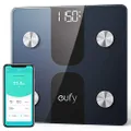 eufy Smart Scale C1 with Bluetooth, Body Fat Scale, Wireless Digital Bathroom Scale, 12 Measurements, Weight/Body Fat/BMI, Fitness Body Composition Analysis, Black/White, lbs/kg, 1 Count (Pack of 1)