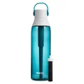 Brita Premium Filtering Water Bottle with Filter BPA Free,26 Ounce, Sea Glass