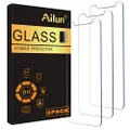 Ailun Glass Screen Protector for iPhone 11/iPhone XR 6.1 Inch 3 Pack Tempered Glass Screen Protector for Apple iPhone 11/iPhone XR 6.1 Inch Display Anti Scratch Advanced HD Clarity Work Most Case