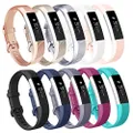 AK Replacement Bands Compatible with Fitbit Alta Bands/Fitbit Alta HR Bands (10 Pack), Replacement Bands for Fitbit Alta/Alta HR (10 pcs-c, Small)