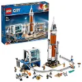 LEGO City Space Deep Space Rocket and Launch Control 60228 Model Rocket Building Kit with Toy Monorail, Control Tower and Astronaut Minifigures, Fun STEM Toy for Creative Play, New 2019 (837 Pieces)