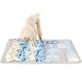 STELLAIRE CHERN Snuffle Mat for Small Large Dogs Nosework Feeding Mat (23.6" x 39.4") Easy to Fill and Machine Washable Training Mats Pet Activity/Toy/Play Mat, Great for Stress Release - M