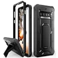 ArmadilloTek Vanguard Designed for Samsung Galaxy S10 Case (2019 Release) Military Grade Full-Body Rugged with Kickstand Without Built-in Screen Protector (Black)