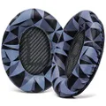 WC Wicked Cushions Replacement Ear Pads Compatible with Bose QuietComfort 35 (QC35) & QuietComfort 35ii (QC35ii) Headphones & More - Improved Comfort & Durability | (Geo Grey)