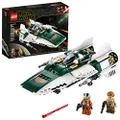 LEGO Star Wars: The Rise of Skywalker Resistance A Wing Starfighter 75248 Advanced Collectible Starship Model Building Kit (269 Pieces)