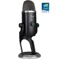 Blue Yeti X USB Microphone for PC & Mac, Gaming, Podcast, Streaming and Recording Microphone, Condenser Mic with High-Res Metering LED Lighting & Blue VO!CE Effects
