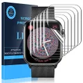 LK [6 Pack] Screen Protector for Apple Watch 40mm Series 4/5 - Max Coverage Bubble-Free Anti-Scratch iWatch 40mm Flexible TPU Clear Film